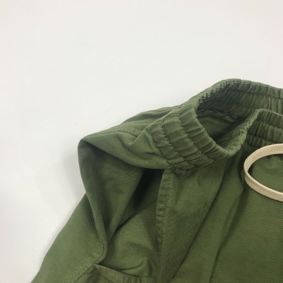 New J Crew Reade 7" Cotton Drawstring Shorts Green - Picture 5 of 8